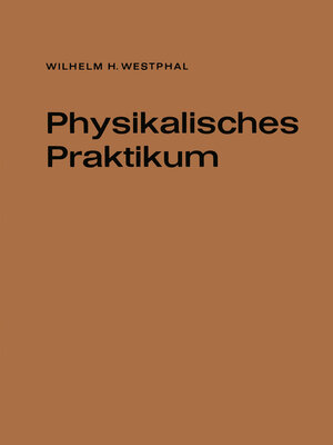 cover image of Physikalisches Praktikum